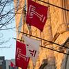 Temple flags.