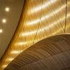 abstract image of inside Charles Library.
