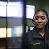 photo of one of Temple's safety officers. 